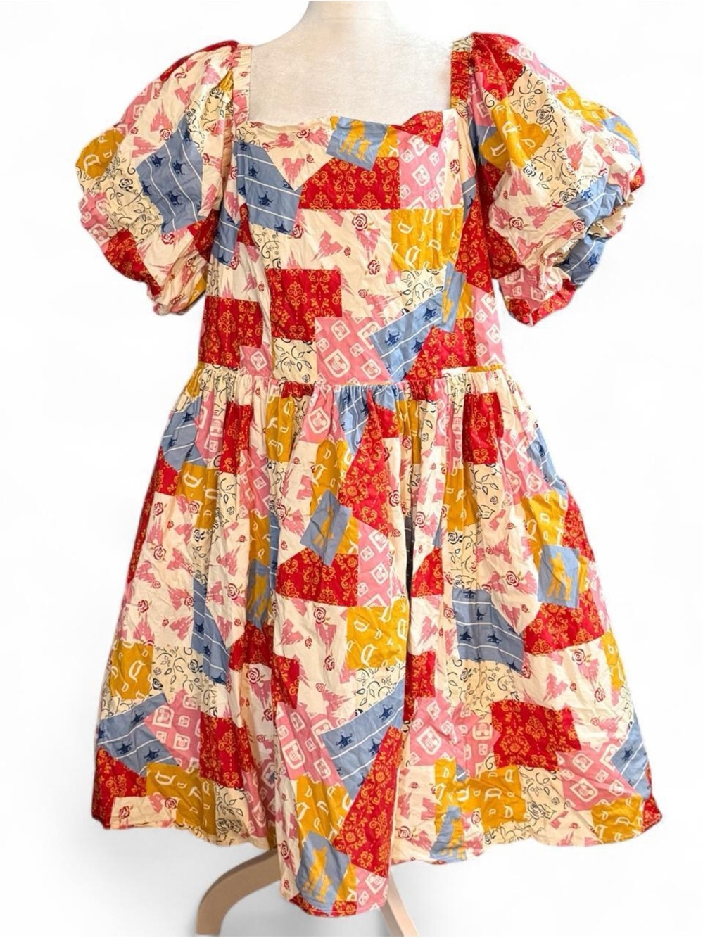 Disney Parks Patchwork Print Dress – Plus Size 1X